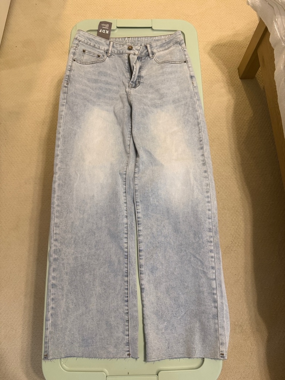 Light Blue Straight-Leg Women’s Jeans